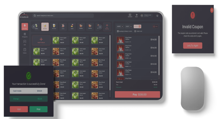 Minimalist UI Page Screen Mockup for showcasing your design to clients